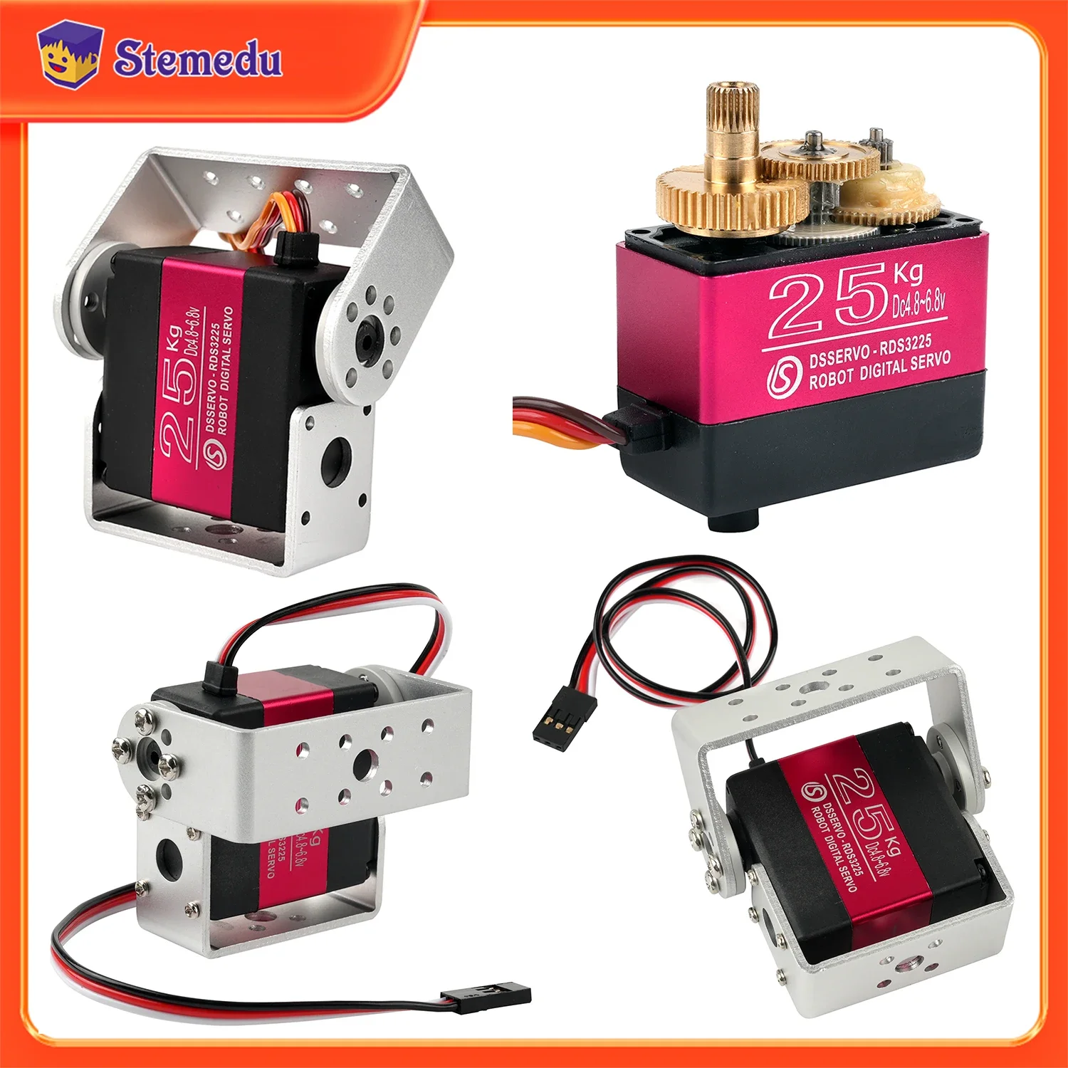 Robot Arm Motor - 25KG Robot Digital Servo Torsi Tinggi