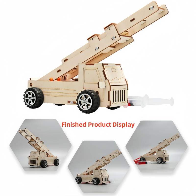 Science Project Diy - Kit Model Truk Pemadam Kebakaran Tangga
