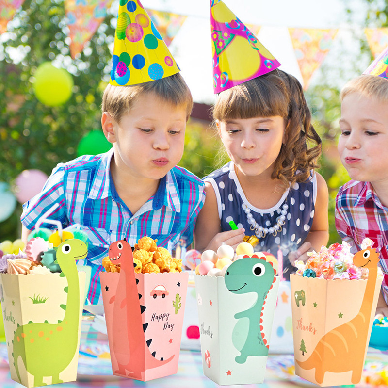 Kotak dinosaurus kartun 4 buah - Science Of Happiness ulasan dan harga