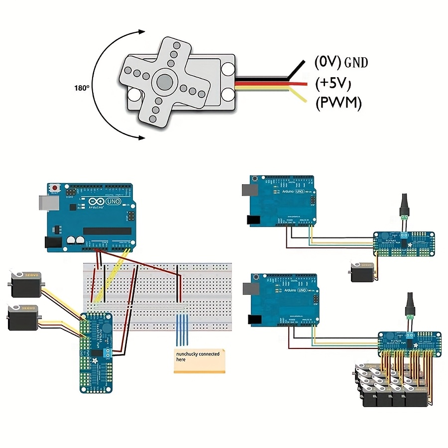 5 buah Motor Servo SG90 9G + D - Robot Arm Motor ulasan dan harga