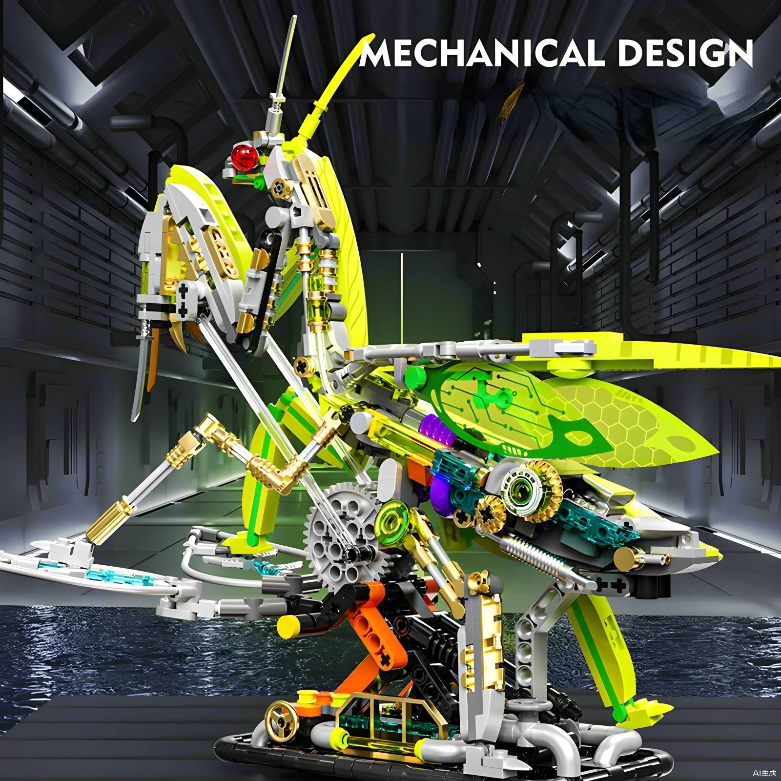 Blok Bangunan Mantis DIY Ilmu  - Science Toys Diy ulasan dan harga