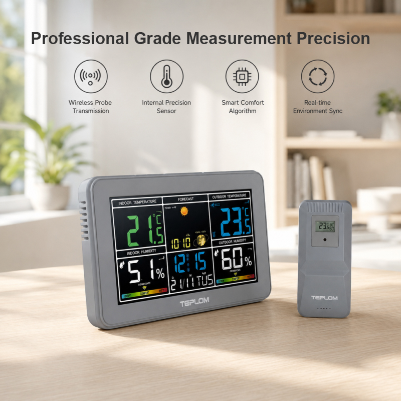 TEPLOM Stasiun Cuaca Digital M - Weather Station Indoor ulasan dan harga