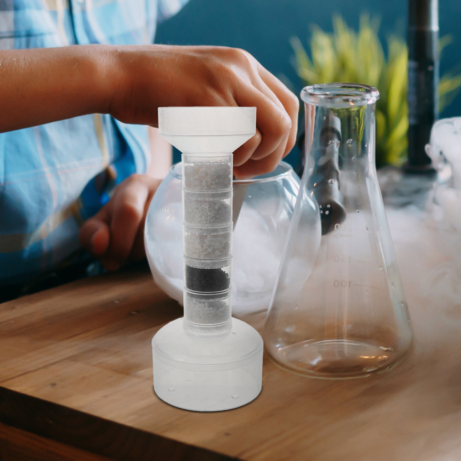 Kit Sains Sistem Pemurnian Air - Science Project Diy ulasan dan harga