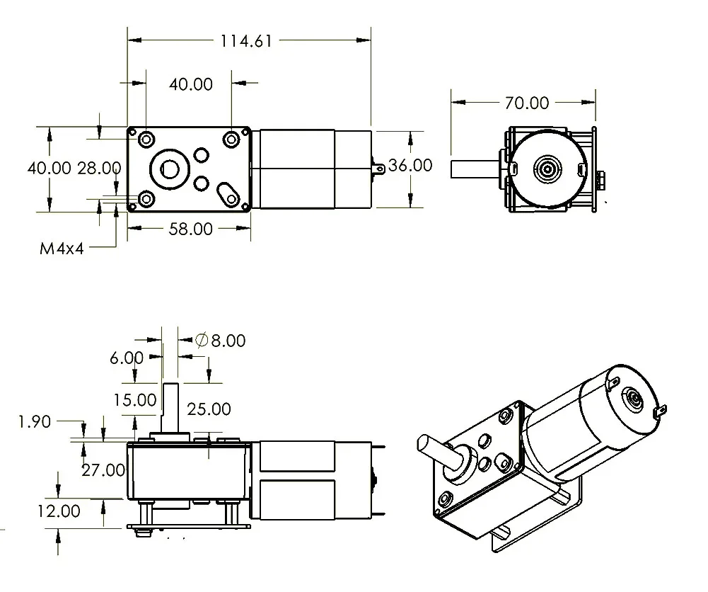 ASMC-LQ ASME-SQ 60/70/120KG Mo - Robot Arm Motor ulasan dan harga