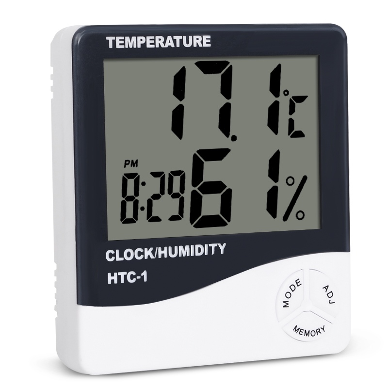 HTC-1 Mengukur Suhu Kamar Dala - Weather Station Indoor ulasan dan harga