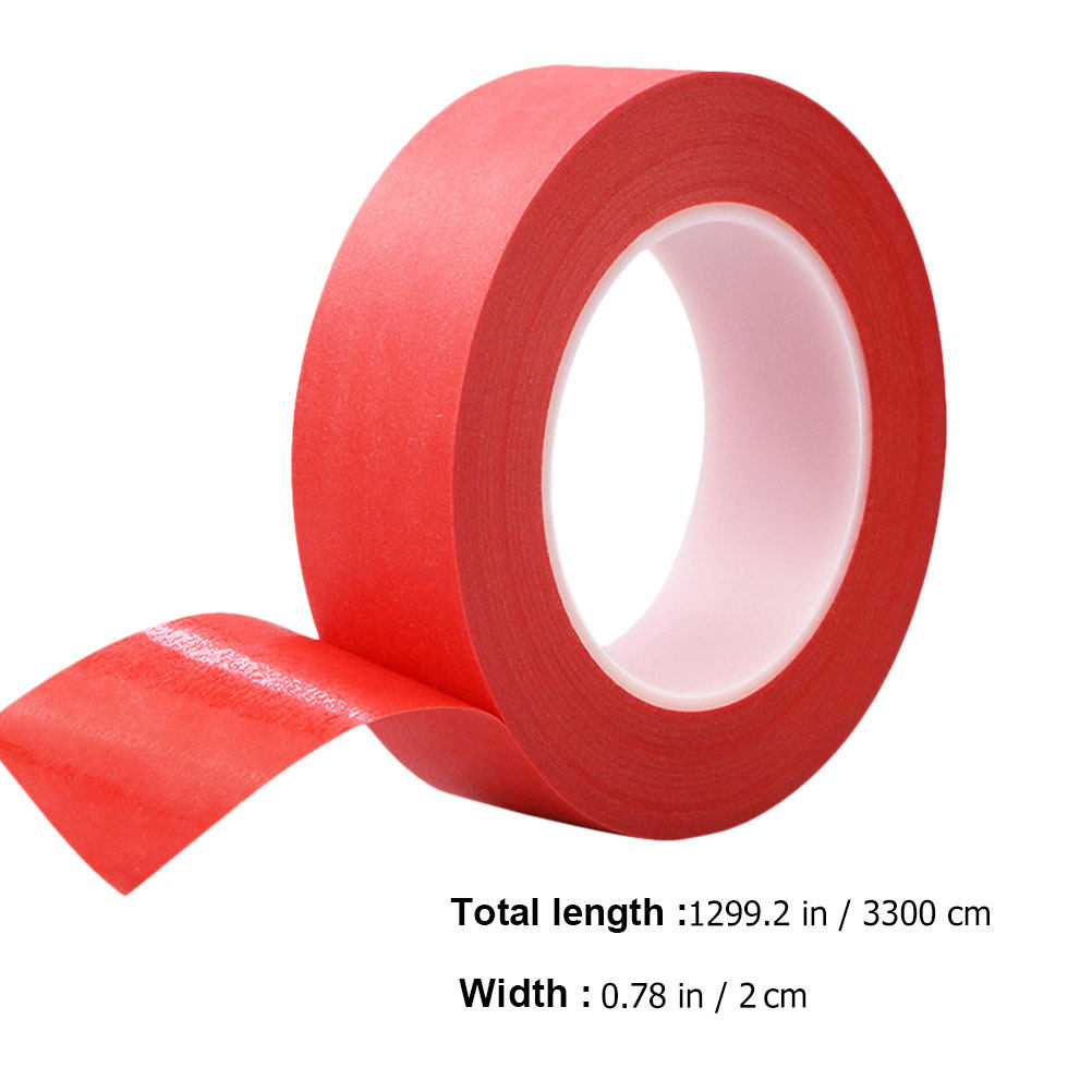 3 Rol Pita Perekat Merah Tahan - Science Project Diy ulasan dan harga