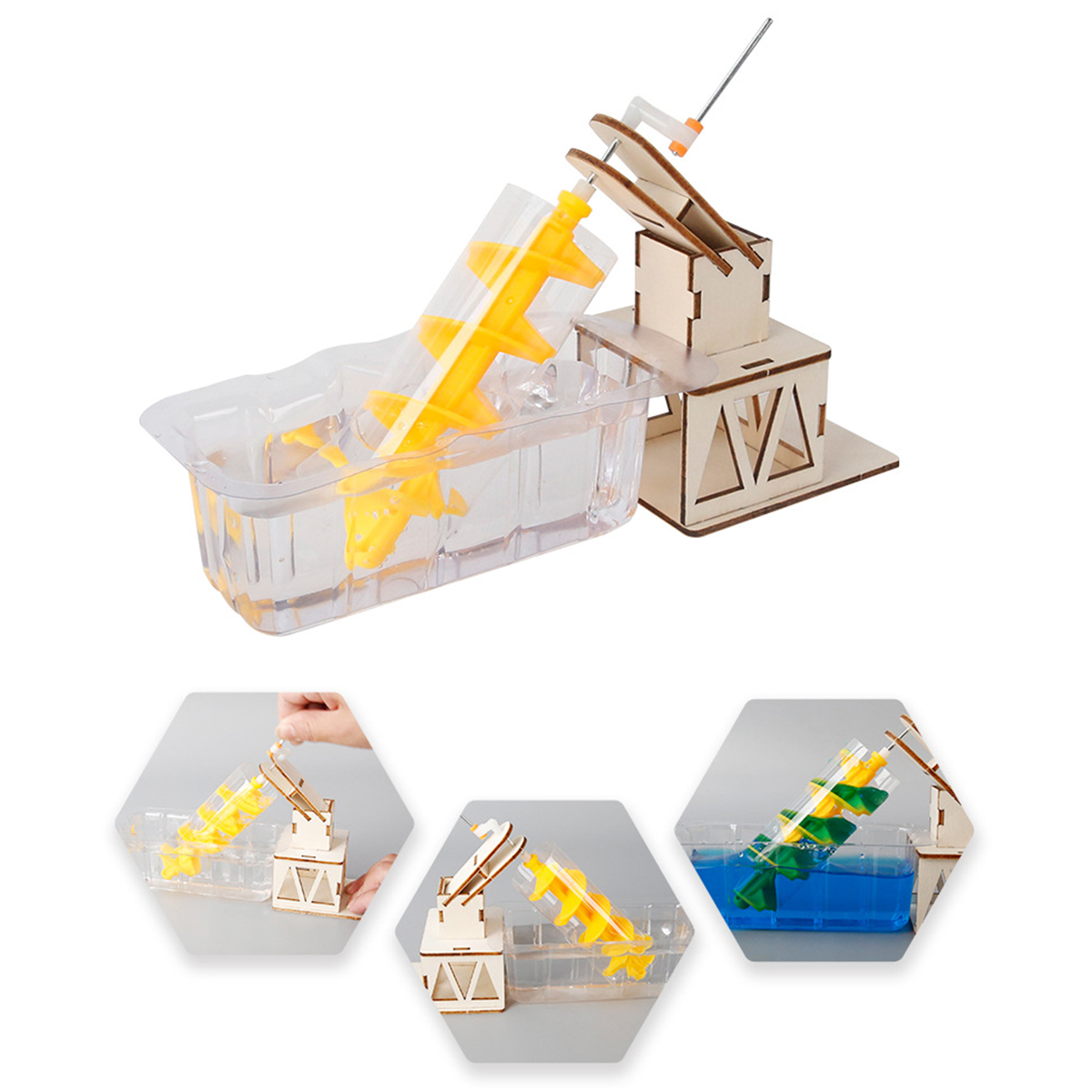 Percobaan Ilmiah Roda Air Arch - Science Toys Diy ulasan dan harga